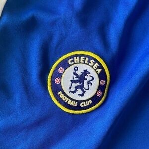 Chelsea Football Club Shorts #11  Boys Training Soccer Shorts Waist:24-28” Small